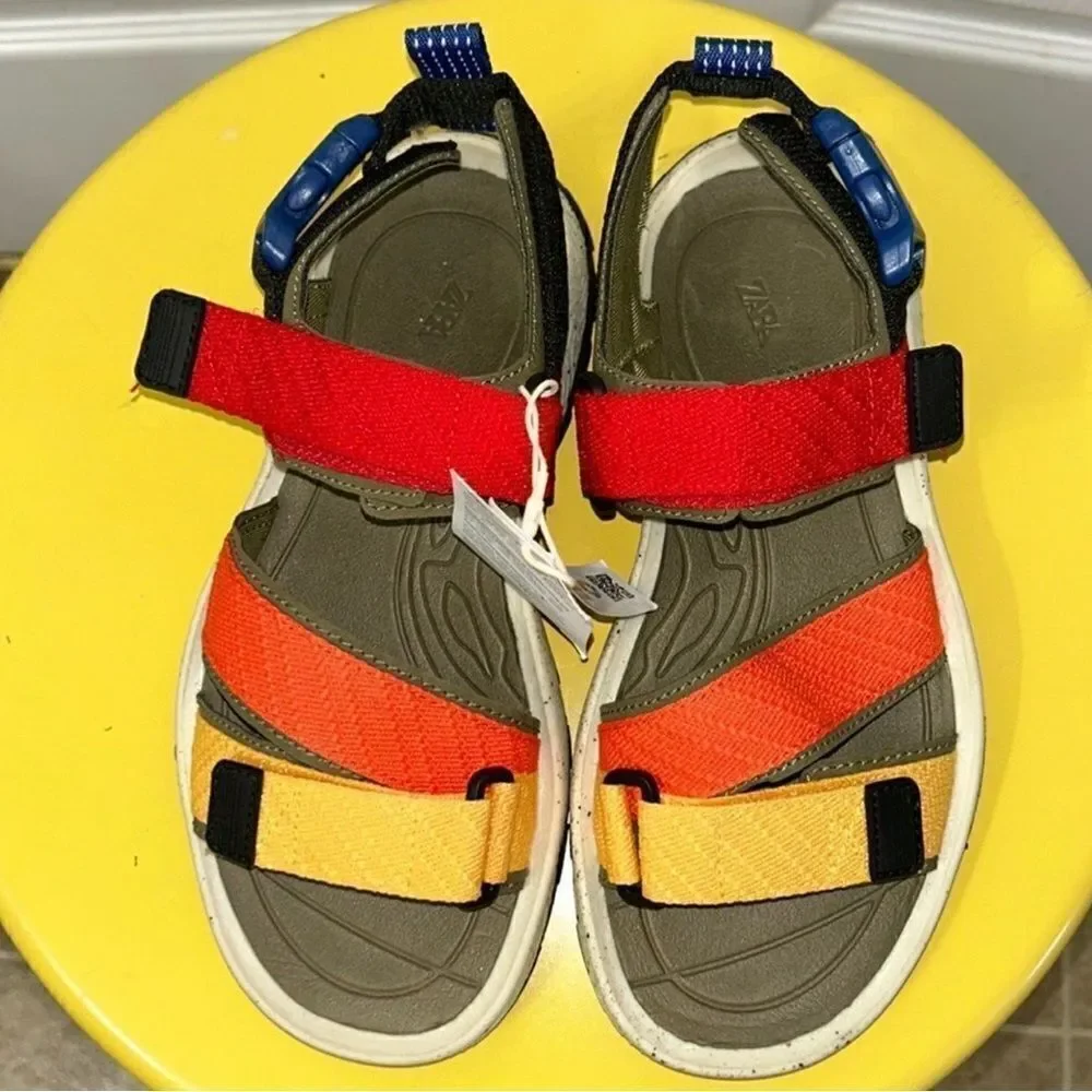 Zara Multicolored Sandals(Size 36/4.5)